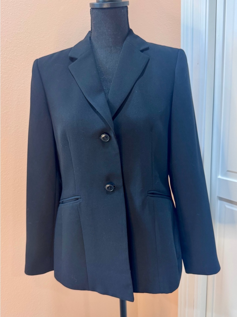 Style & Co. Black Tailored Women's Blazer 8P Nicely Tailored and like new